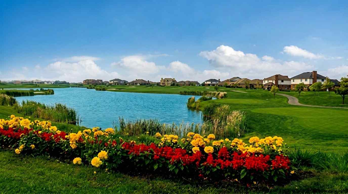 14th tee box view