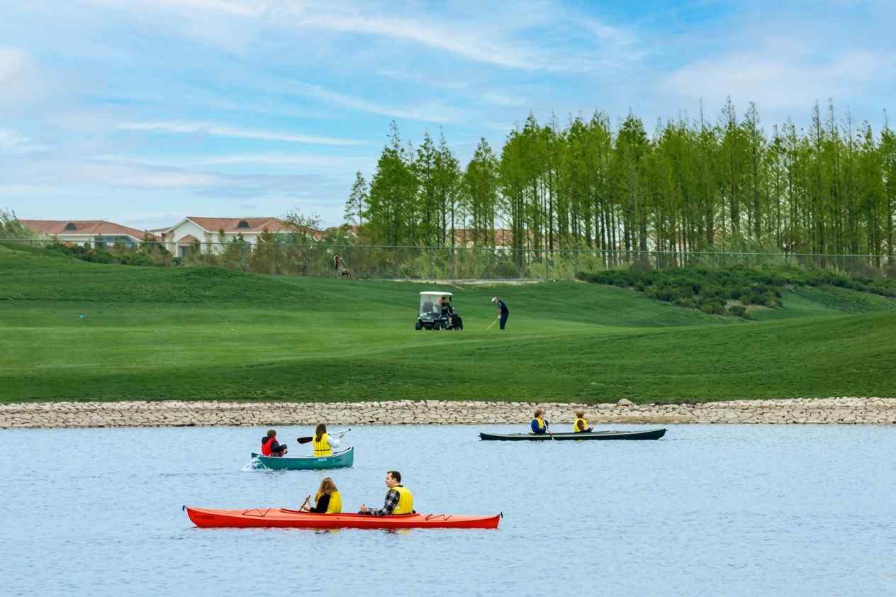 Lake beside PLA base